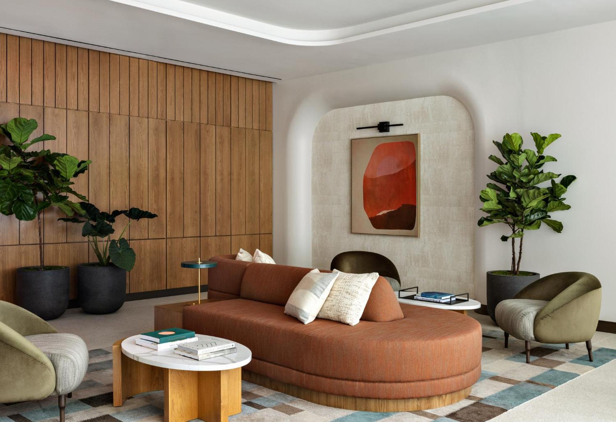 ヒルトン ガーデン イン タイムズ スクエア ニューヨーク エクステリア 写真 The interior of the hotel